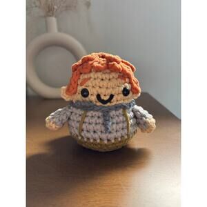 *Pre-Made Plushie* The Woobles Lord of the Rings Samwise Crochet Hobbit (mod)